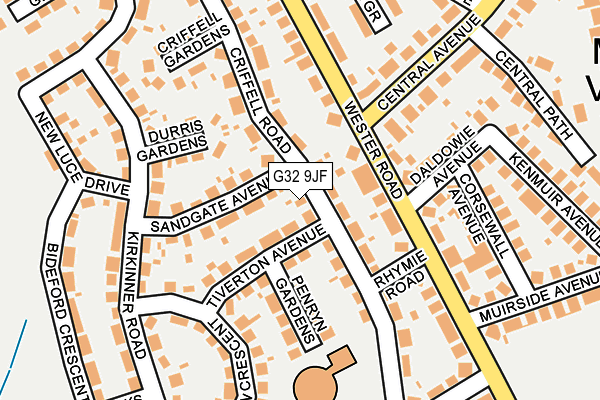 G32 9JF map - OS OpenMap – Local (Ordnance Survey) G32 9JF map - OS OpenMap – Local (Ordnance Survey)