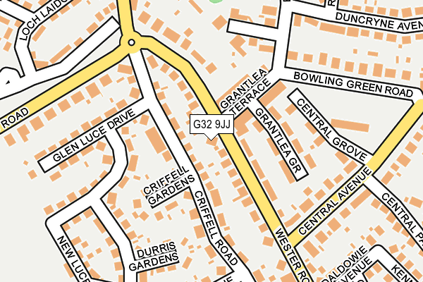 G32 9JJ map - OS OpenMap – Local (Ordnance Survey) G32 9JJ map - OS OpenMap – Local (Ordnance Survey)