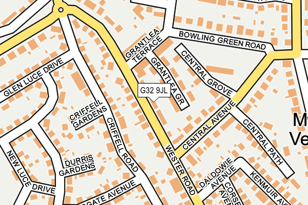 G32 9JL map - OS OpenMap – Local (Ordnance Survey) G32 9JL map - OS OpenMap – Local (Ordnance Survey)