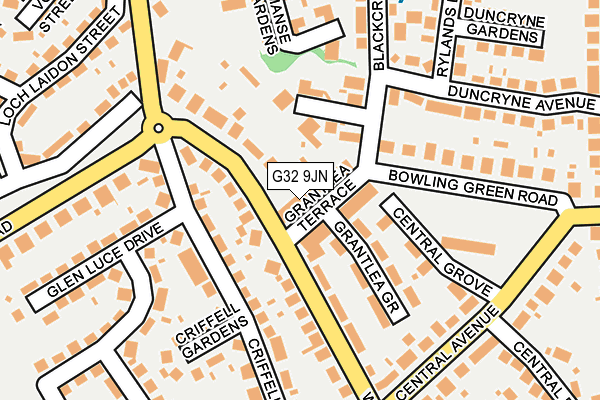 G32 9JN map - OS OpenMap – Local (Ordnance Survey) G32 9JN map - OS OpenMap – Local (Ordnance Survey)