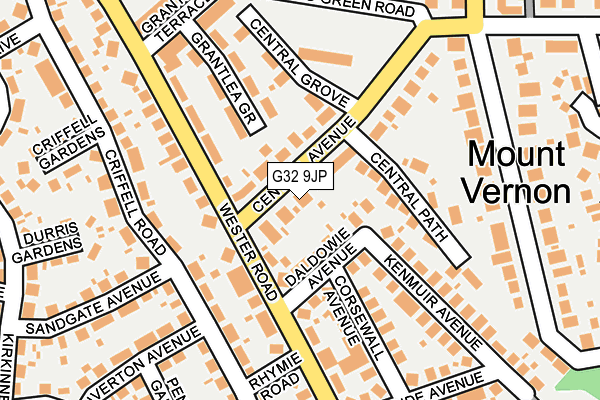 G32 9JP map - OS OpenMap – Local (Ordnance Survey) G32 9JP map - OS OpenMap – Local (Ordnance Survey)