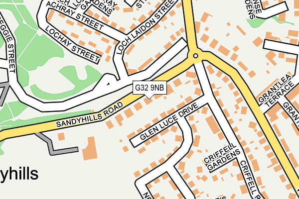 G32 9NB map - OS OpenMap – Local (Ordnance Survey) G32 9NB map - OS OpenMap – Local (Ordnance Survey)