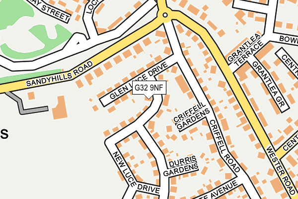 G32 9NF map - OS OpenMap – Local (Ordnance Survey) G32 9NF map - OS OpenMap – Local (Ordnance Survey)