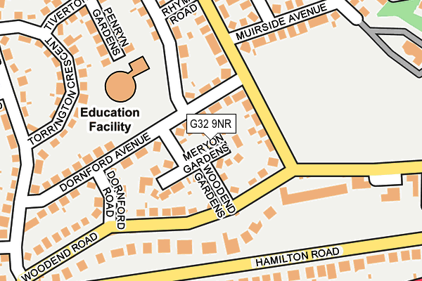 G32 9NR map - OS OpenMap – Local (Ordnance Survey) G32 9NR map - OS OpenMap – Local (Ordnance Survey)