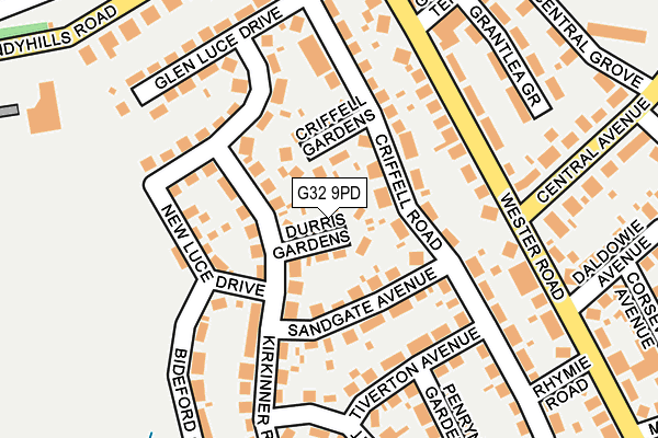 G32 9PD map - OS OpenMap – Local (Ordnance Survey) G32 9PD map - OS OpenMap – Local (Ordnance Survey)