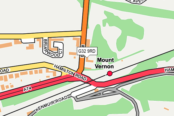 G32 9RD map - OS OpenMap – Local (Ordnance Survey) G32 9RD map - OS OpenMap – Local (Ordnance Survey)