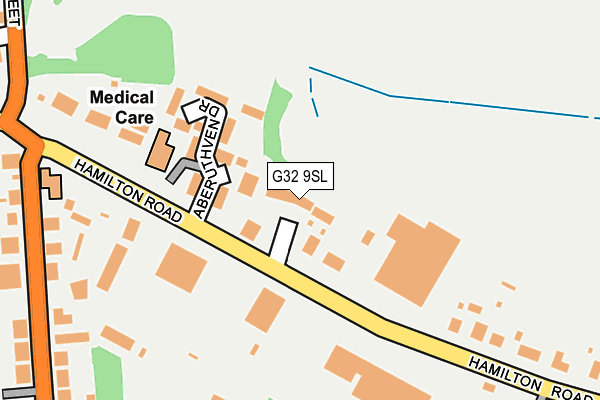 G32 9SL map - OS OpenMap – Local (Ordnance Survey) G32 9SL map - OS OpenMap – Local (Ordnance Survey)