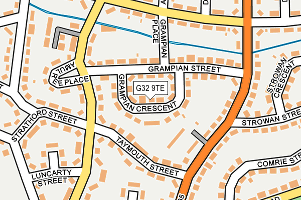 G32 9TE map - OS OpenMap – Local (Ordnance Survey) G32 9TE map - OS OpenMap – Local (Ordnance Survey)