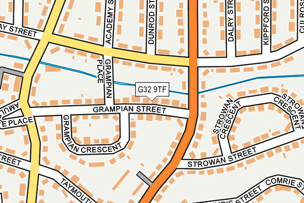 G32 9TF map - OS OpenMap – Local (Ordnance Survey) G32 9TF map - OS OpenMap – Local (Ordnance Survey)