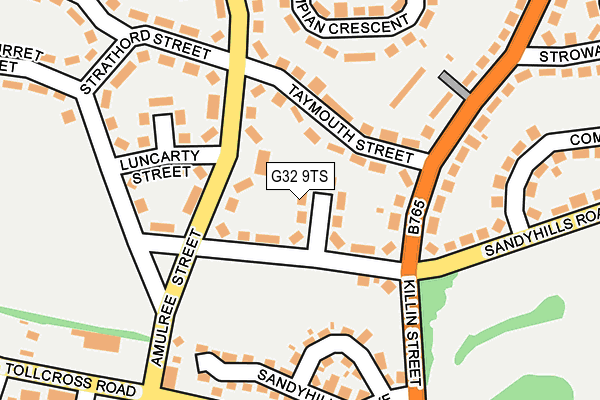 G32 9TS map - OS OpenMap – Local (Ordnance Survey) G32 9TS map - OS OpenMap – Local (Ordnance Survey)