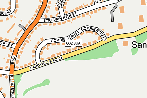 G32 9UA map - OS OpenMap – Local (Ordnance Survey) G32 9UA map - OS OpenMap – Local (Ordnance Survey)