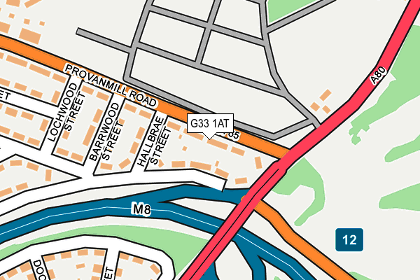 G33 1AT map - OS OpenMap – Local (Ordnance Survey) G33 1AT map - OS OpenMap – Local (Ordnance Survey)