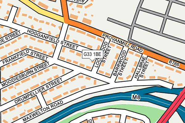 G33 1BE map - OS OpenMap – Local (Ordnance Survey) G33 1BE map - OS OpenMap – Local (Ordnance Survey)