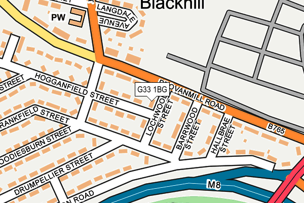 G33 1BG map - OS OpenMap – Local (Ordnance Survey) G33 1BG map - OS OpenMap – Local (Ordnance Survey)