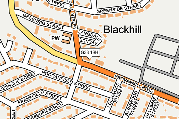 G33 1BH map - OS OpenMap – Local (Ordnance Survey) G33 1BH map - OS OpenMap – Local (Ordnance Survey)