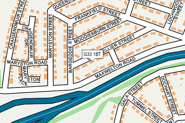 G33 1BT map - OS OpenMap – Local (Ordnance Survey) G33 1BT map - OS OpenMap – Local (Ordnance Survey)