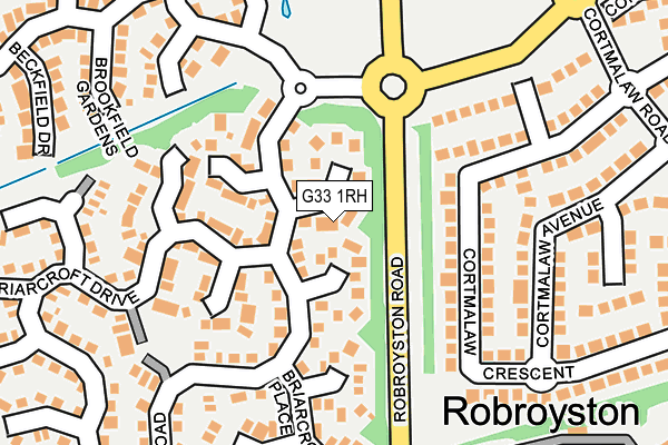 G33 1RH map - OS OpenMap – Local (Ordnance Survey) G33 1RH map - OS OpenMap – Local (Ordnance Survey)