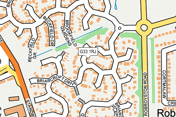 G33 1RJ map - OS OpenMap – Local (Ordnance Survey) G33 1RJ map - OS OpenMap – Local (Ordnance Survey)
