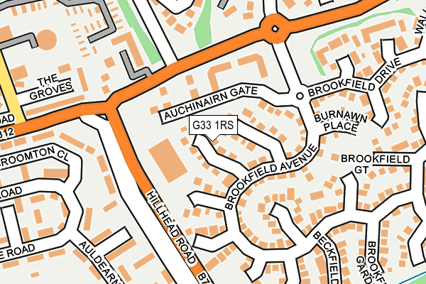 G33 1RS map - OS OpenMap – Local (Ordnance Survey) G33 1RS map - OS OpenMap – Local (Ordnance Survey)