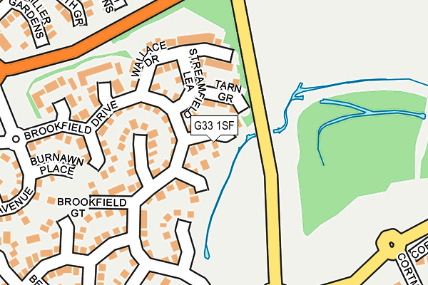 G33 1SF map - OS OpenMap – Local (Ordnance Survey) G33 1SF map - OS OpenMap – Local (Ordnance Survey)