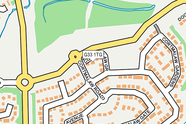 G33 1TG map - OS OpenMap – Local (Ordnance Survey) G33 1TG map - OS OpenMap – Local (Ordnance Survey)