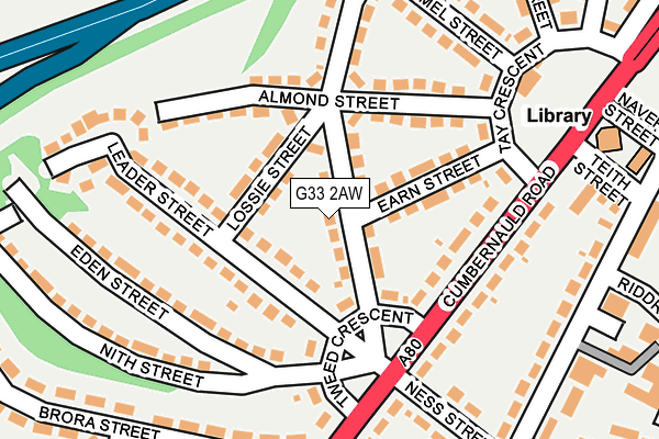 G33 2AW map - OS OpenMap – Local (Ordnance Survey) G33 2AW map - OS OpenMap – Local (Ordnance Survey)