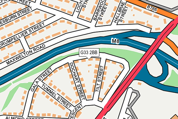 G33 2BB map - OS OpenMap – Local (Ordnance Survey) G33 2BB map - OS OpenMap – Local (Ordnance Survey)