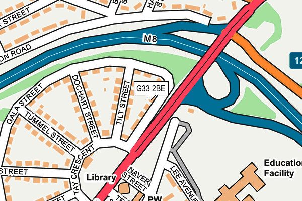 G33 2BE map - OS OpenMap – Local (Ordnance Survey) G33 2BE map - OS OpenMap – Local (Ordnance Survey)