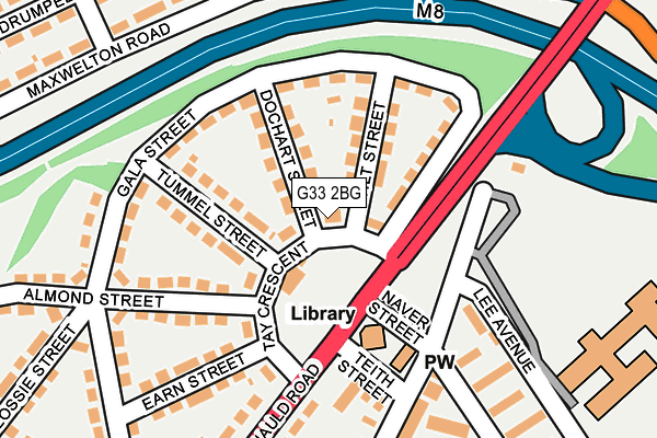 G33 2BG map - OS OpenMap – Local (Ordnance Survey) G33 2BG map - OS OpenMap – Local (Ordnance Survey)