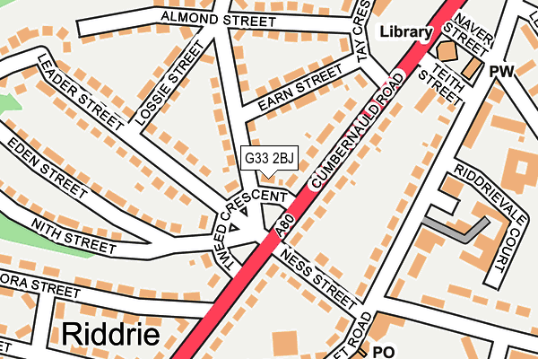 G33 2BJ map - OS OpenMap – Local (Ordnance Survey) G33 2BJ map - OS OpenMap – Local (Ordnance Survey)