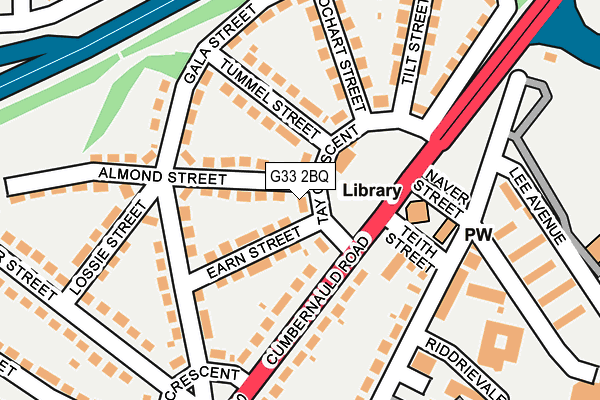G33 2BQ map - OS OpenMap – Local (Ordnance Survey) G33 2BQ map - OS OpenMap – Local (Ordnance Survey)