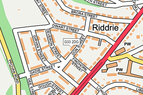G33 2DG map - OS OpenMap – Local (Ordnance Survey) G33 2DG map - OS OpenMap – Local (Ordnance Survey)