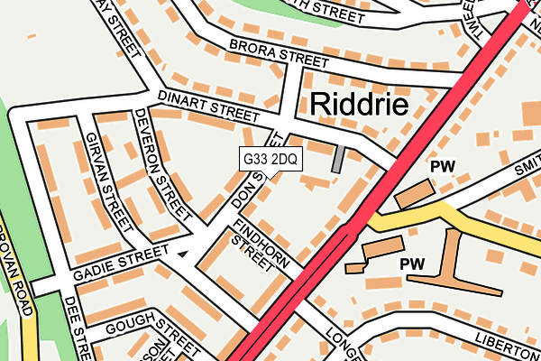 G33 2DQ map - OS OpenMap – Local (Ordnance Survey) G33 2DQ map - OS OpenMap – Local (Ordnance Survey)