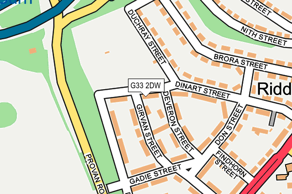G33 2DW map - OS OpenMap – Local (Ordnance Survey) G33 2DW map - OS OpenMap – Local (Ordnance Survey)