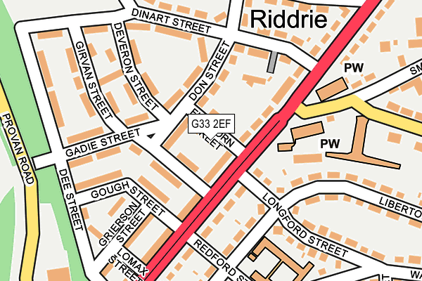 G33 2EF map - OS OpenMap – Local (Ordnance Survey) G33 2EF map - OS OpenMap – Local (Ordnance Survey)