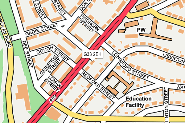 G33 2EH map - OS OpenMap – Local (Ordnance Survey) G33 2EH map - OS OpenMap – Local (Ordnance Survey)