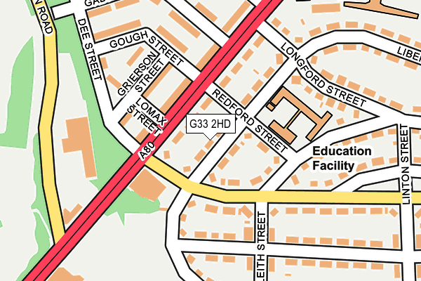 G33 2HD map - OS OpenMap – Local (Ordnance Survey) G33 2HD map - OS OpenMap – Local (Ordnance Survey)