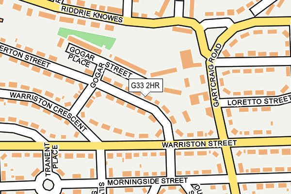 G33 2HR map - OS OpenMap – Local (Ordnance Survey) G33 2HR map - OS OpenMap – Local (Ordnance Survey)