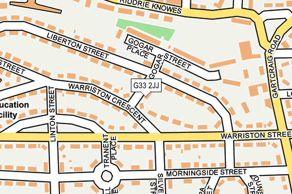 G33 2JJ map - OS OpenMap – Local (Ordnance Survey) G33 2JJ map - OS OpenMap – Local (Ordnance Survey)