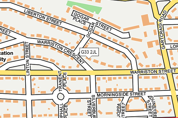 G33 2JL map - OS OpenMap – Local (Ordnance Survey) G33 2JL map - OS OpenMap – Local (Ordnance Survey)