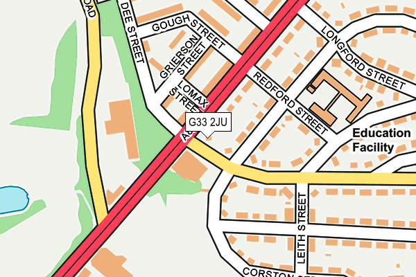 G33 2JU map - OS OpenMap – Local (Ordnance Survey) G33 2JU map - OS OpenMap – Local (Ordnance Survey)