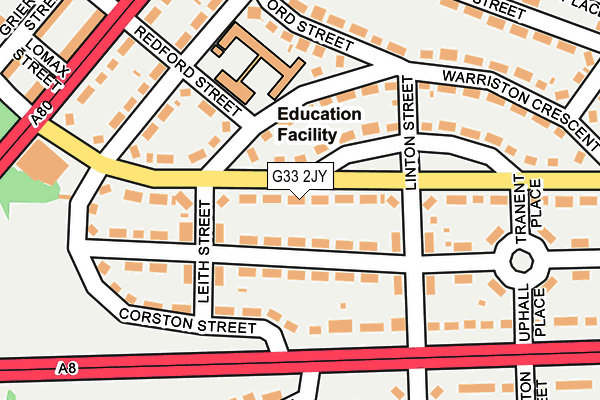 G33 2JY map - OS OpenMap – Local (Ordnance Survey) G33 2JY map - OS OpenMap – Local (Ordnance Survey)