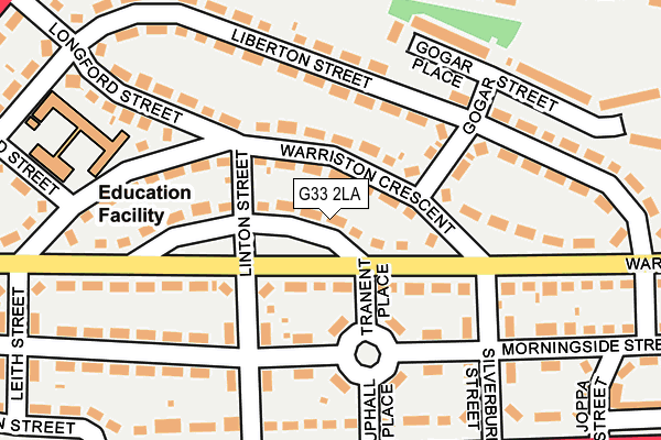 G33 2LA map - OS OpenMap – Local (Ordnance Survey) G33 2LA map - OS OpenMap – Local (Ordnance Survey)