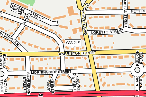 G33 2LF map - OS OpenMap – Local (Ordnance Survey) G33 2LF map - OS OpenMap – Local (Ordnance Survey)