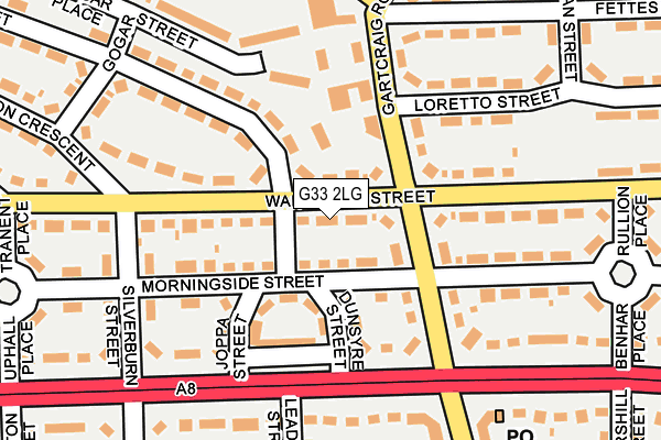 G33 2LG map - OS OpenMap – Local (Ordnance Survey) G33 2LG map - OS OpenMap – Local (Ordnance Survey)