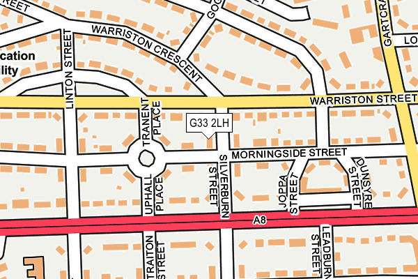 G33 2LH map - OS OpenMap – Local (Ordnance Survey) G33 2LH map - OS OpenMap – Local (Ordnance Survey)