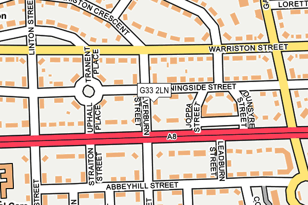 G33 2LN map - OS OpenMap – Local (Ordnance Survey) G33 2LN map - OS OpenMap – Local (Ordnance Survey)