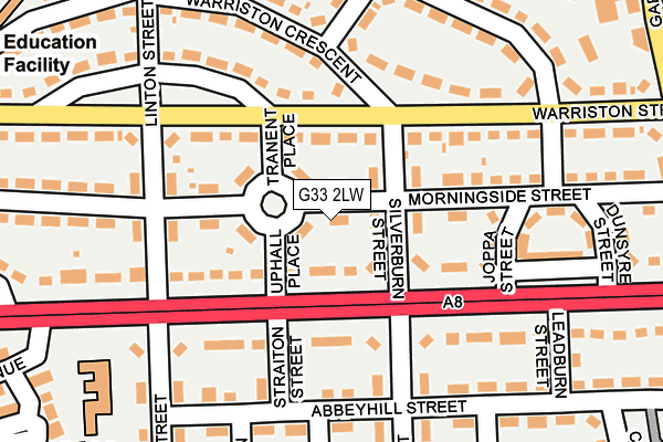 G33 2LW map - OS OpenMap – Local (Ordnance Survey) G33 2LW map - OS OpenMap – Local (Ordnance Survey)