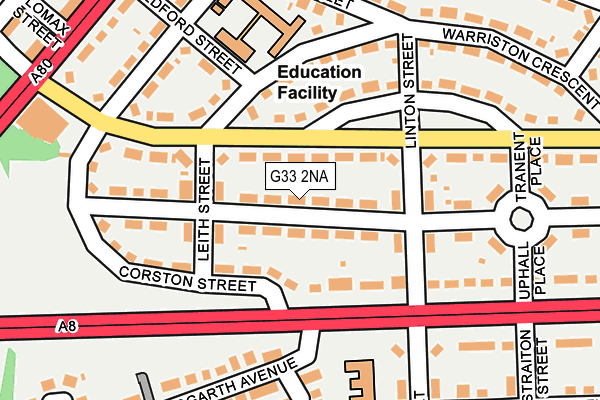 G33 2NA map - OS OpenMap – Local (Ordnance Survey) G33 2NA map - OS OpenMap – Local (Ordnance Survey)
