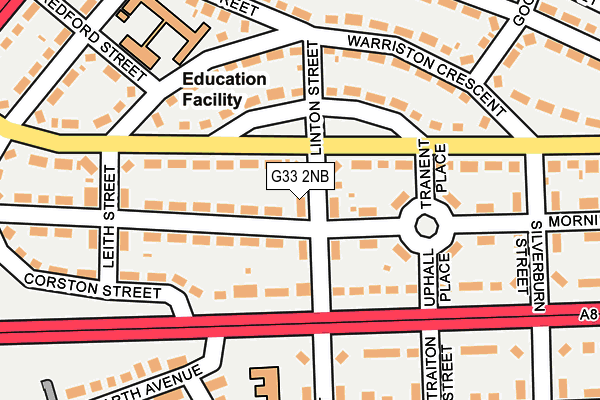 G33 2NB map - OS OpenMap – Local (Ordnance Survey) G33 2NB map - OS OpenMap – Local (Ordnance Survey)